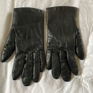 Fur Lined Leather Gloves